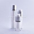 Bouteilles sous vide acrylique haut de gamme de 50 ml emballage cosmetique en argent 30 ml